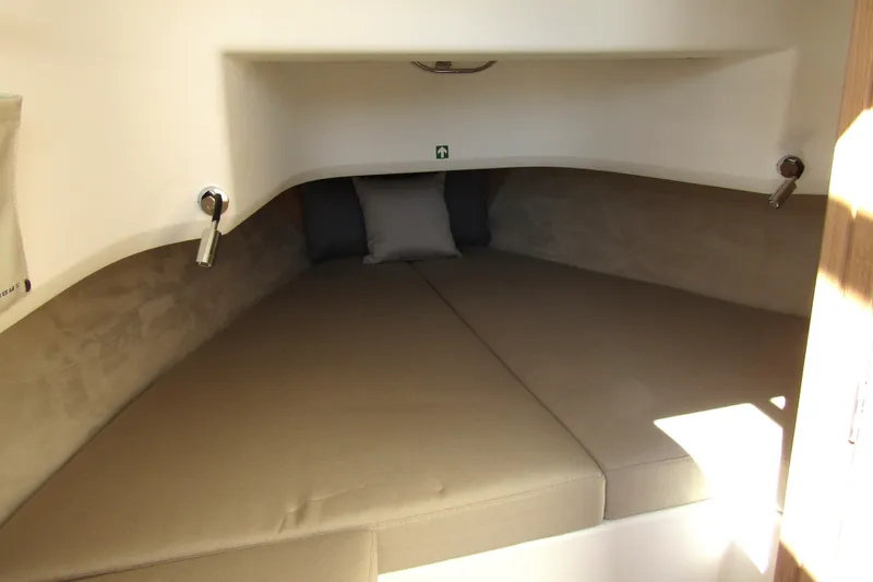 Slide: The Image of Interior of Nimbus Tender 9 yacht, model year 2026. - 27