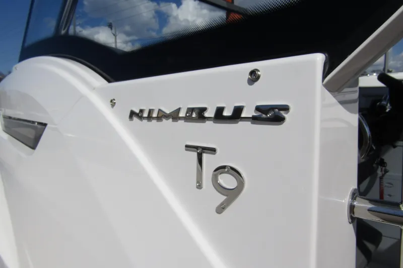 Slide: The Image of Close-up of Nimbus Tender 9 boat, model year 2026. - 9