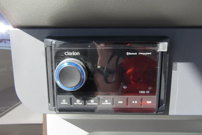 Slide: The Image of Clarion CMM-30 control panel on Nimbus Tender 9, 2026 model. - 24