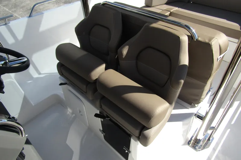 Slide: The Image of Interior of Nimbus Tender 9, 2026, featuring comfortable seating. - 14