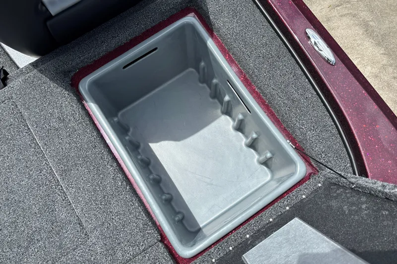 Slide: The Image of Storage compartment in a 2026 Nitro Z18 boat, featuring a spacious interior design. - 27