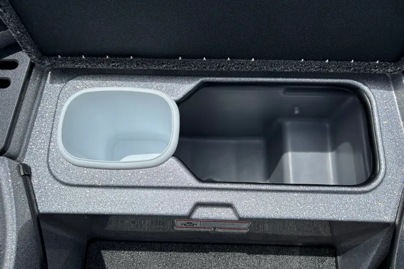 Slide: The Image of Nitro Z18 2026 storage compartment with dual bins, featuring sleek design and functionality. - 24