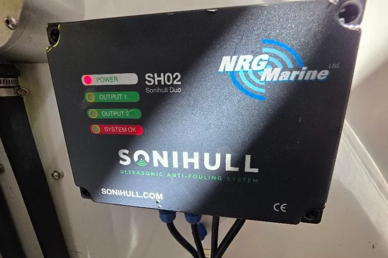 Slide: The Image of Ultrasonic anti-fouling system by Sonihull on 2008 Neptunus Flybridge MY yacht. - 157