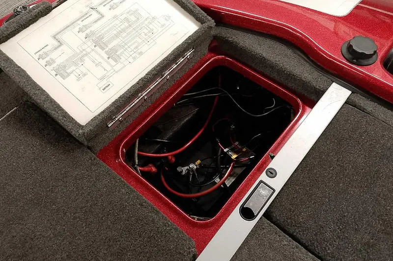 Slide: The Image of 2005 Ranger Z20 Comanche boat compartment with wiring and schematic diagram. - 38