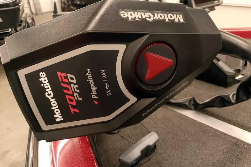 Slide: The Image of MotorGuide Tour Pro trolling motor on 2005 Ranger Z20 Comanche boat. - 8