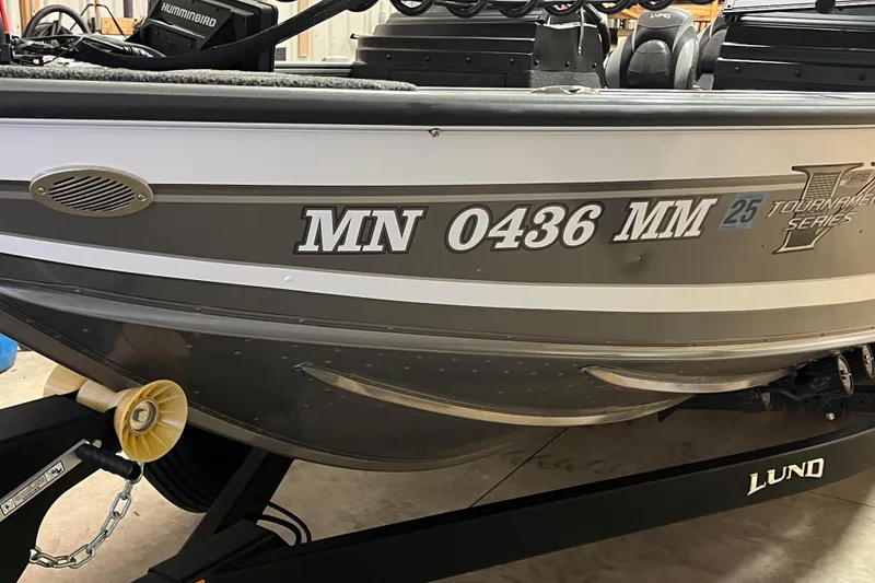 Slide: The Image of 2023 Lund 2175 Pro-V boat with registration MN 0436 MM, Tournament Series. - 47