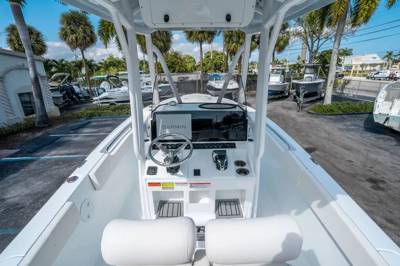 Slide: The Image of Interior view of Sea Hunt Ultra 234 boat, year 2026. - 13