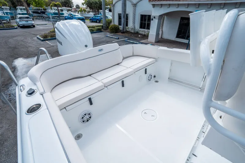 Slide: The Image of Interior of Sea Hunt Ultra 234 boat, model year 2026. - 10