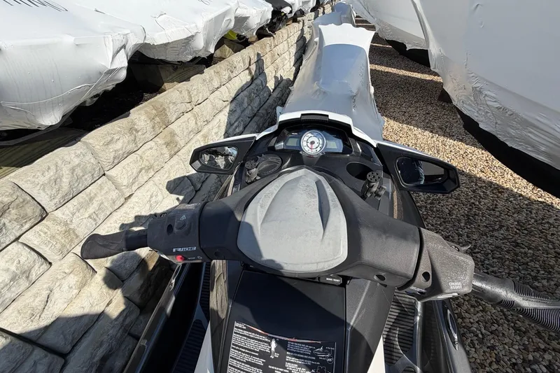 Slide: The Image of 2018 Yamaha WaveRunner FX Cruiser HO dashboard view, parked outdoors. - 5