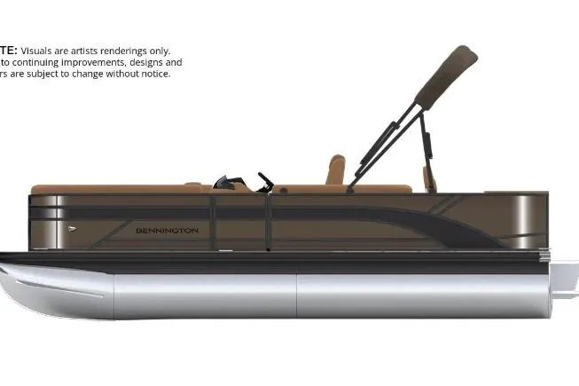 The Image of 2026 Bennington 22 SFC pontoon boat, side view, artist rendering. - 1