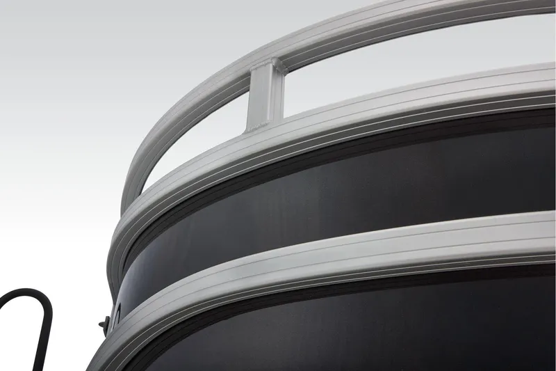 Slide: The Image of Manufacturer Provided Image: 2026 Sun Tracker SportFish 20 DLX pontoon boat railing detail. - 25