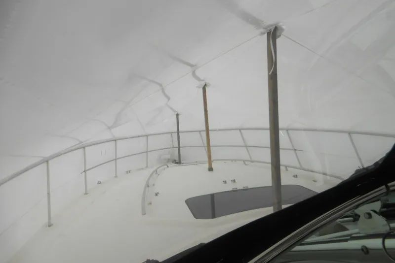 Slide: The Image of Bathroom interior of 2007 Sea Ray 44 Sundancer yacht with toilet and sink. - 23