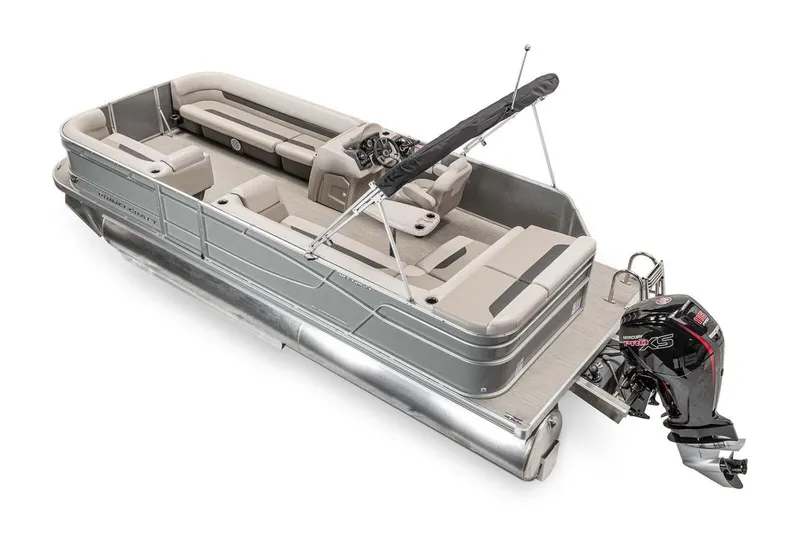 Slide: The Image of Manufacturer Provided Image: 2020 Princecraft Vectra 23 pontoon boat with outboard motor. - 3