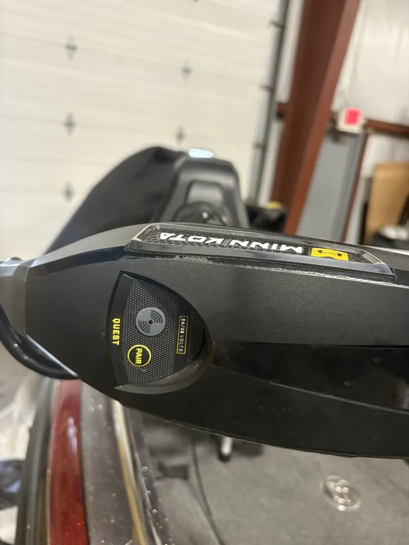 Slide: The Image of Close-up of a Minn Kota motor on a Ranger 620 VS boat. - 20