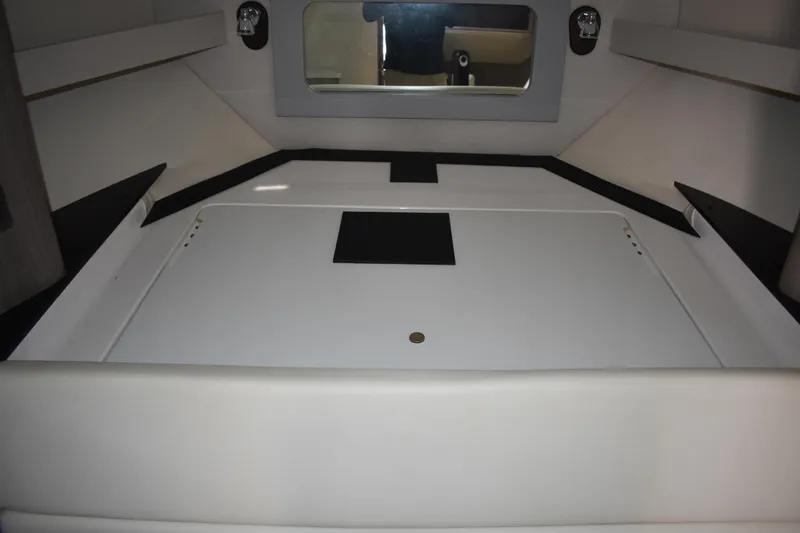 Slide: The Image of Interior cabin of 2020 Regal 35 Sport Coupe with modern design elements. - 61