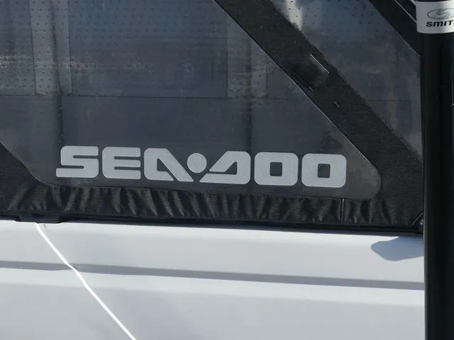 Slide: The Image of Sea-Doo Switch Cruise 21, 2022, logo on boat. - 7