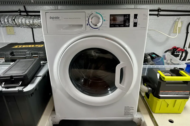 Slide: The Image of 2025 Helmsman Trawlers 43E Pilothouse - Splendide Washer/Dryer Combo - 12