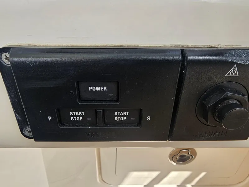 Slide: The Image of Control panel of Grady-White Freedom 275 boat, 2022 model. - 30