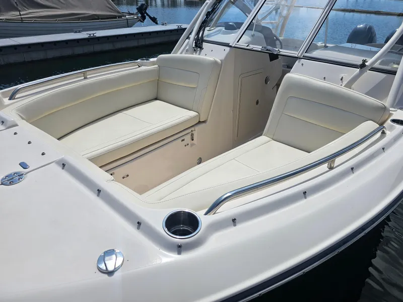 Slide: The Image of Interior of Grady-White Freedom 275 boat, year 2022. - 6