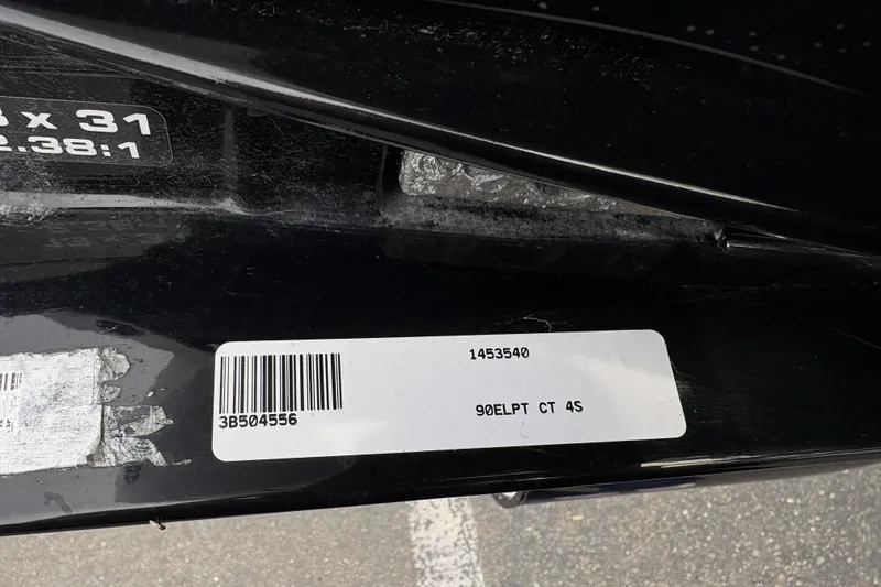 Slide: The Image of Barcode and label on 2024 Sun Tracker Party Barge 20 DLX boat. - 87