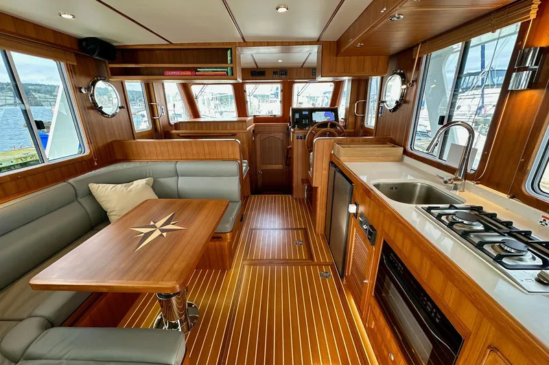 Slide: The Image of Helmsman Trawlers 37 Sedan - Looking Forward - 5