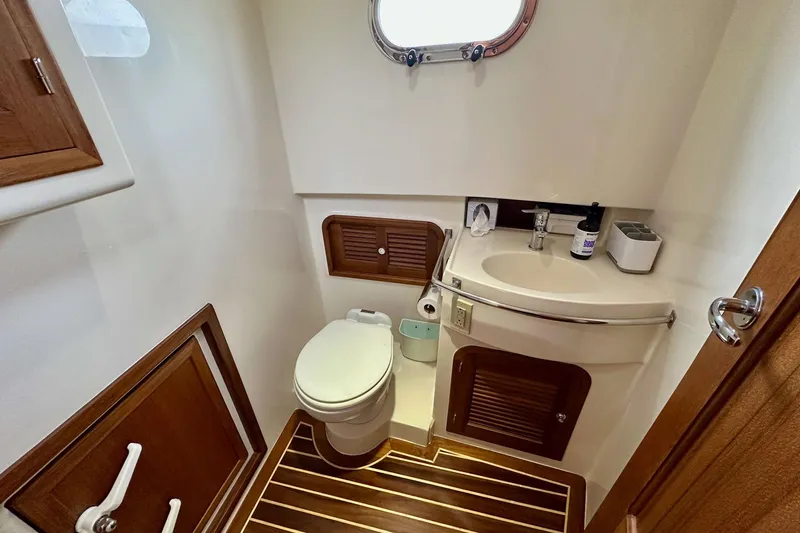 Slide: The Image of Helmsman Trawlers 37 Sedan - Ensuite Head - 9