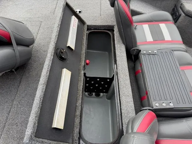 Slide: The Image of Interior of Ranger RT178 boat, seating area and storage, 2023 model. - 10