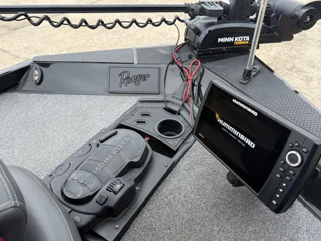 Slide: The Image of 2023 Ranger RT178 boat with Minn Kota and Humminbird electronics. - 24