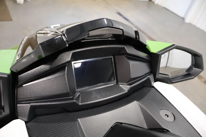 Slide: The Image of 2026 Yamaha WaveRunner VX Deluxe dashboard with digital display and sleek design. - 12