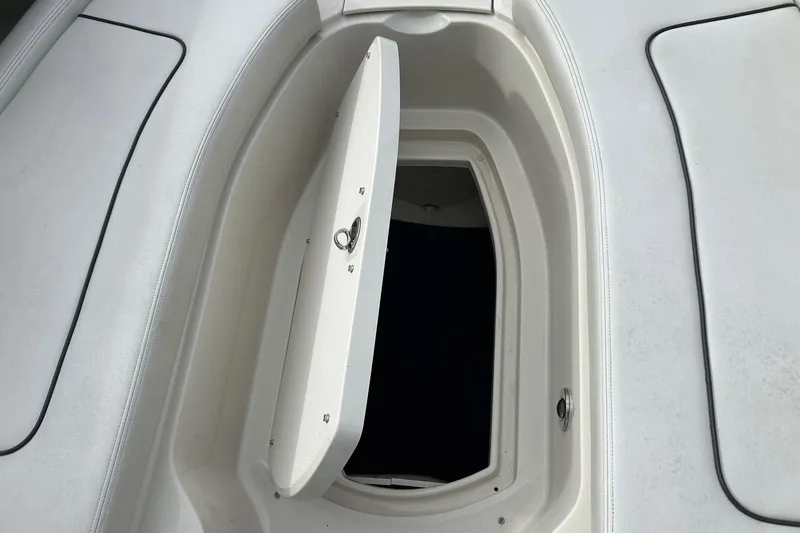 Slide: The Image of Open storage compartment on 2010 Sea Ray 260 Sundeck boat. - 16