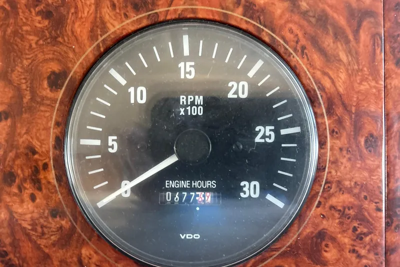 Slide: The Image of Electrical control panel on a 1998 Bayliner 5788 Pilot House Motoryacht. - 38