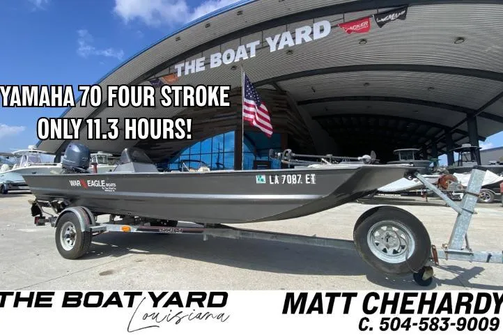 Slide: The Image of 1996 War Eagle 761 Renegade boat with Yamaha 70 Four Stroke engine, 11.3 hours. - 21