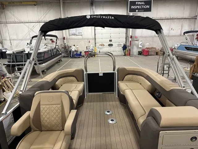 Slide: The Image of Interior view of 2026 Godfrey Pontoons Sweetwater 2286 SB pontoon boat. - 14