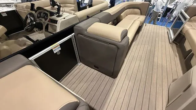 Slide: The Image of Interior of 2026 Godfrey Pontoons Sweetwater 2286 SB with luxurious seating. - 21
