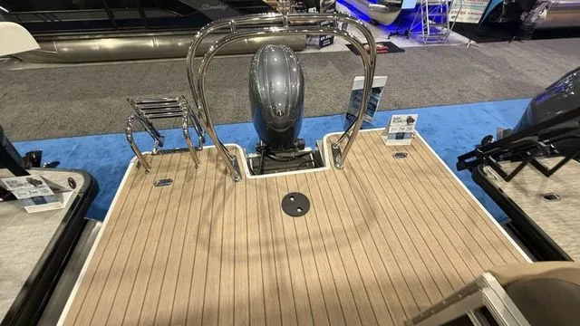 Slide: The Image of Rear view of Godfrey Pontoons Sweetwater 2286 SB, model year 2026. - 22