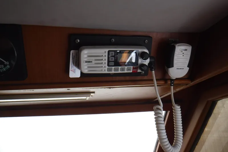 Slide: The Image of Uniden marine radio installed on 1987 Lien Hwa 47 Elegant MK III yacht. - 39