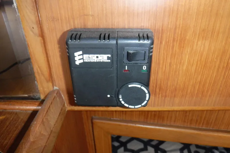 Slide: The Image of Espar heater control on 1987 Lien Hwa 47 Elegant MK III yacht interior. - 47