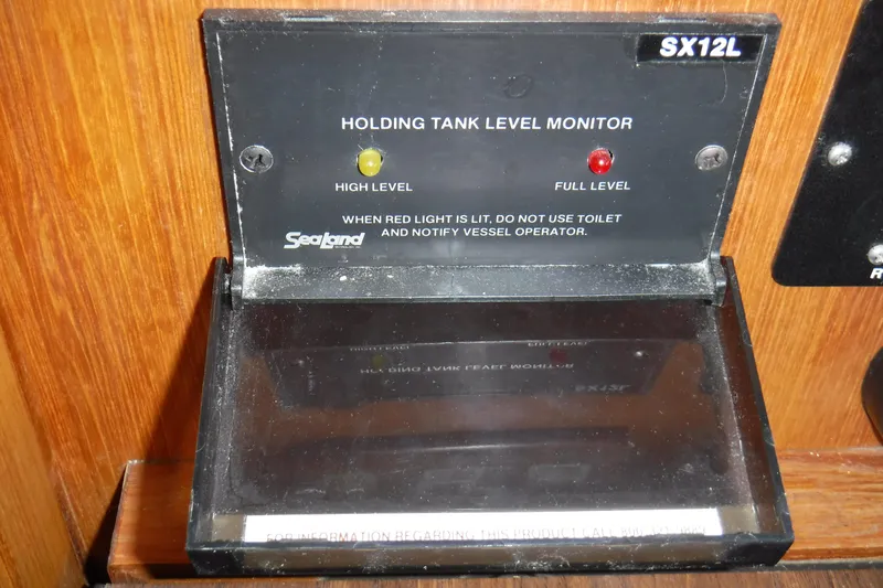 Slide: The Image of Holding tank level monitor on 1987 Lien Hwa 47 Elegant MK III yacht. - 57