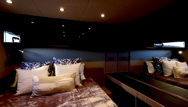 Slide: The Image of Azimut 51 Atlantis 2019 yacht on calm waters. - 32