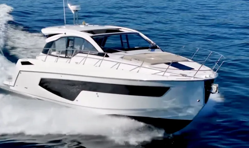 Slide: The Image of Azimut 51 Atlantis 2019 yacht cruising on open sea. - 5