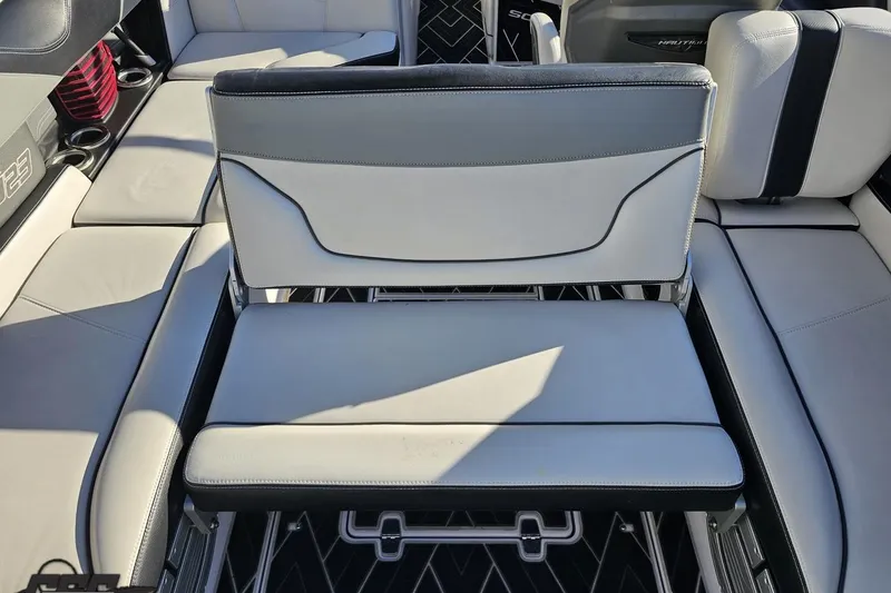 Slide: The Image of 2015 Nautique Super Air Nautique G23 interior seating, featuring sleek, modern design and comfortable upholstery. - 67