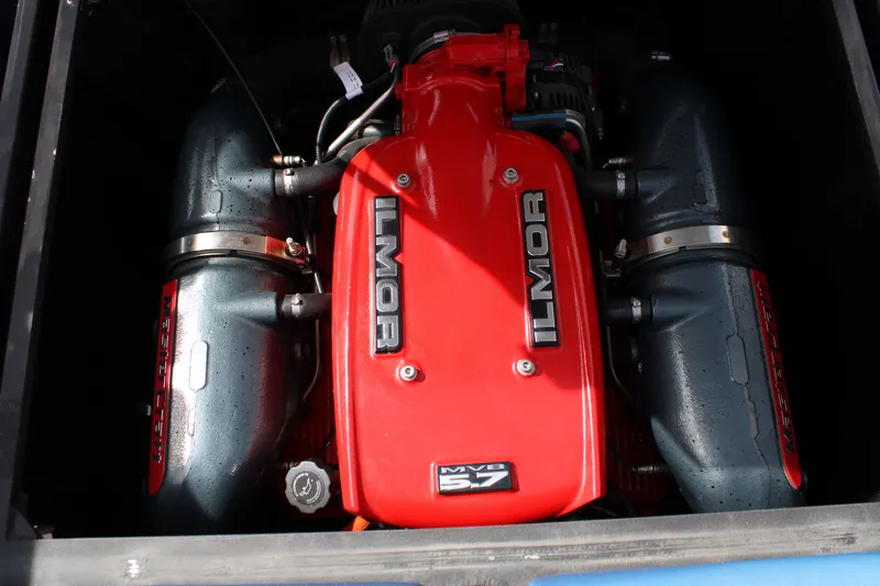 Slide: The Image of Ilmor MV8 5.7 engine in 2013 MasterCraft X10 boat. - 8