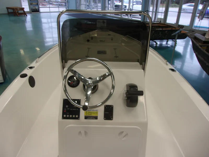 Slide: The Image of Interior view of Mi Tide v1700 CC boat, model year 2026. - 8