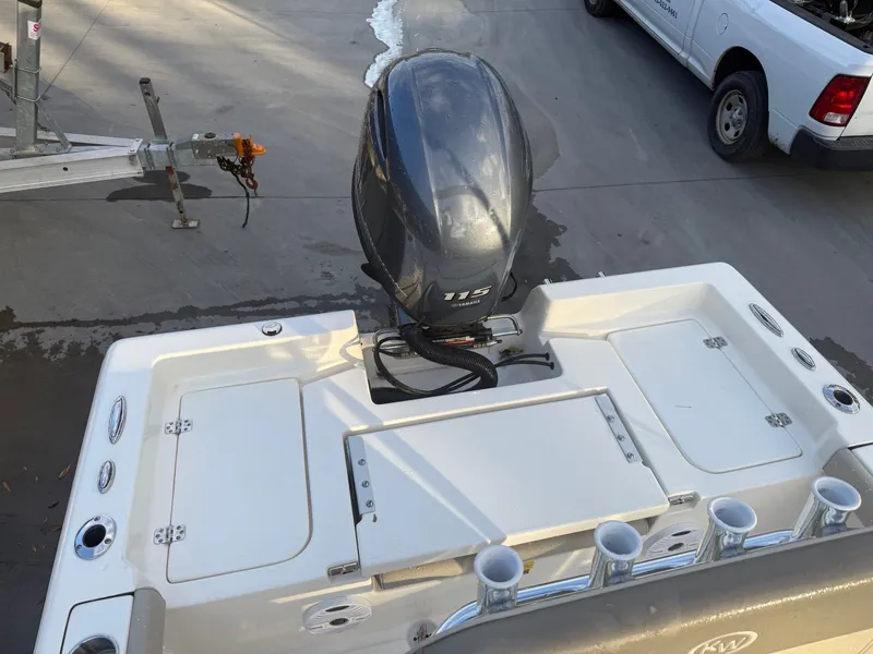 Slide: The Image of 2024 Key West 179 FS boat with Yamaha 115 engine. - 9