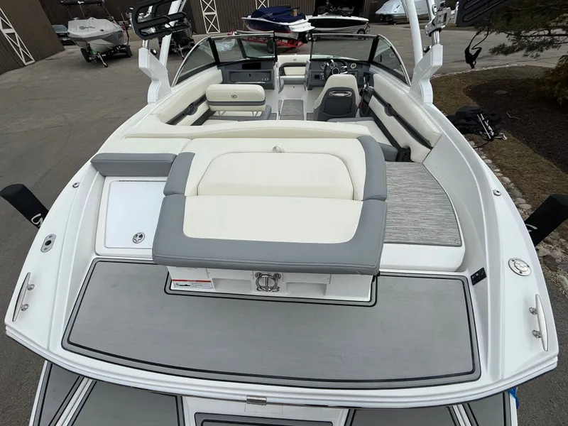 Slide: The Image of 2022 Cobalt CS23 Surf boat with luxurious interior. - 28