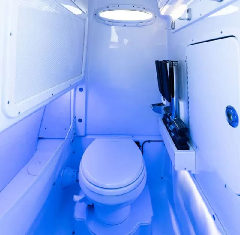 Slide: The Image of Interior of 2026 Sea Hunt Ultra 275 CB with toilet. - 23