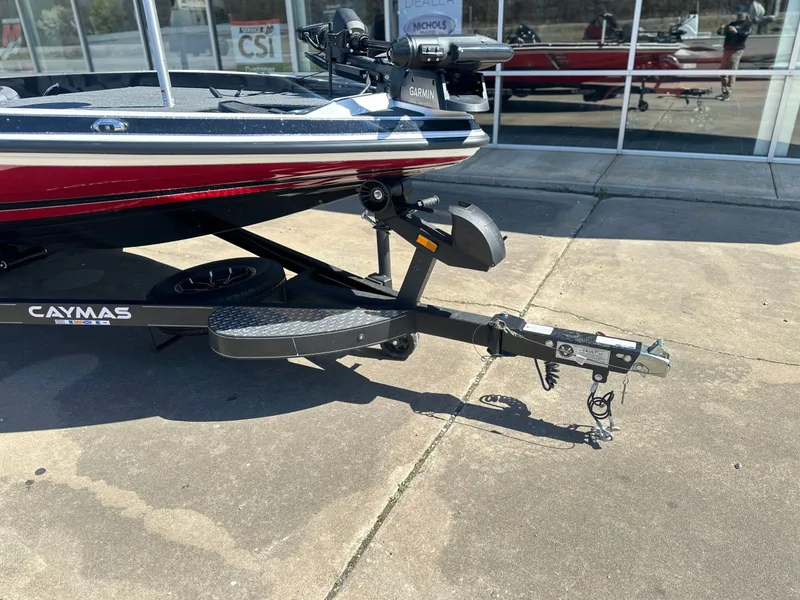 Slide: The Image of Caymas CX 201 PRO 2027 boat trailer on parking lot. - 6