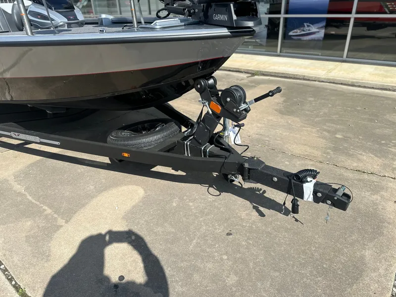 Slide: The Image of Vexus AVX 1985s 2026 boat trailer with spare tire and winch. - 19