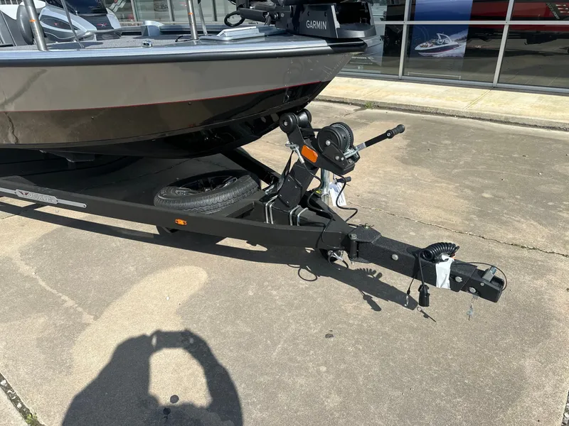 Slide: The Image of Vexus AVX 1985s 2026 boat trailer with spare tire and winch. - 21