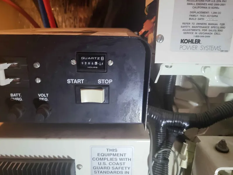 Slide: The Image of Kohler Power Systems control panel in 2001 Carver 396. - 13